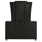Lorient 8-drawer LED Dresser with Mirror Black