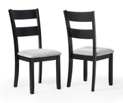 Lester 6-Pk Dining W/Bench L.Grey