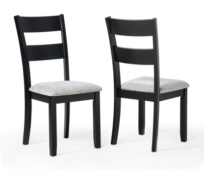 Lester 6-Pk Dining W/Bench L.Grey