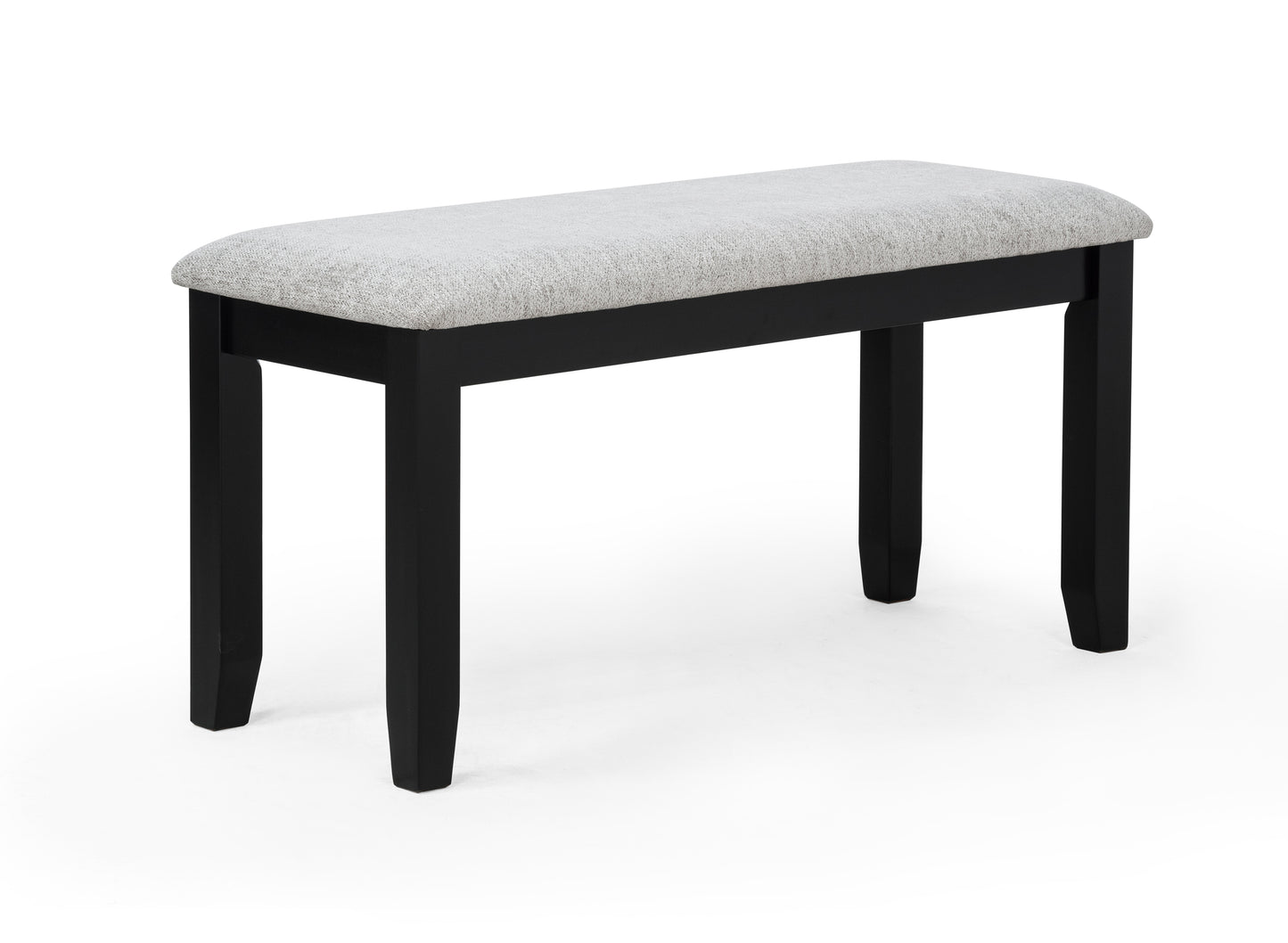 Lester 6-Pk Dining W/Bench L.Grey