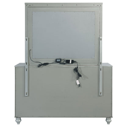 Gunnison 6-drawer Dresser Silver Metallic