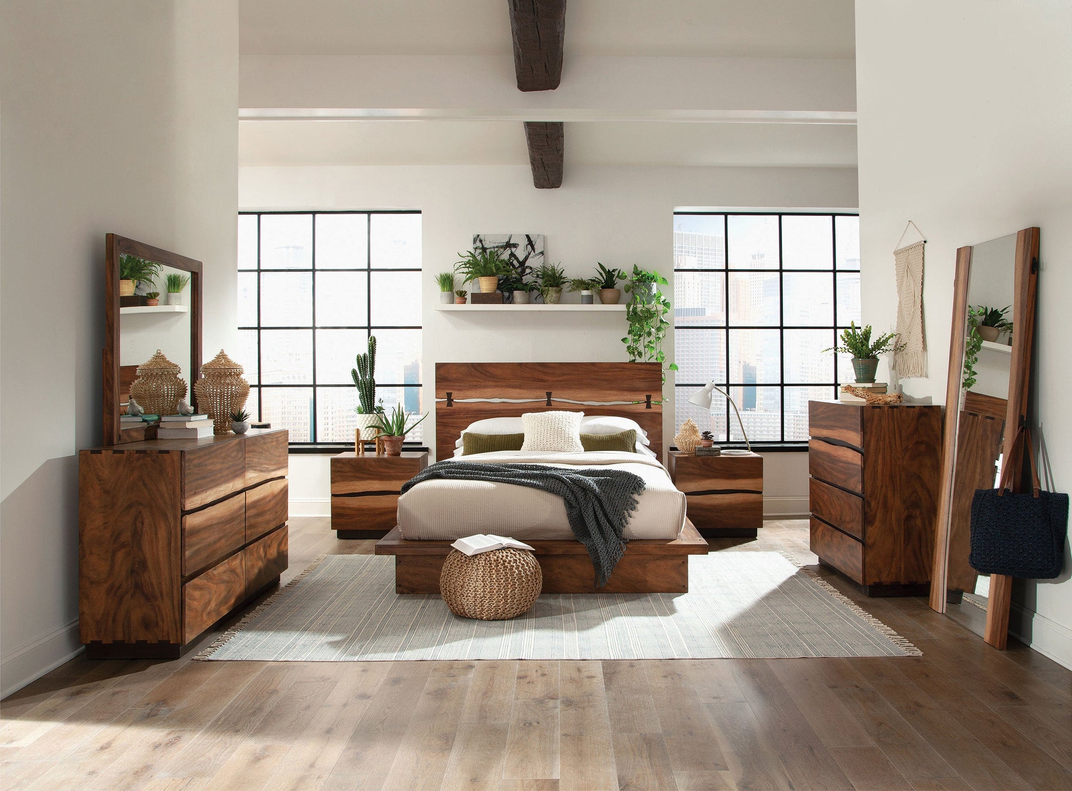 Winslow  Bedroom Set Smokey Walnut