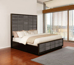 Durango 77-inch  Panel Bed Smoked Peppercorn
