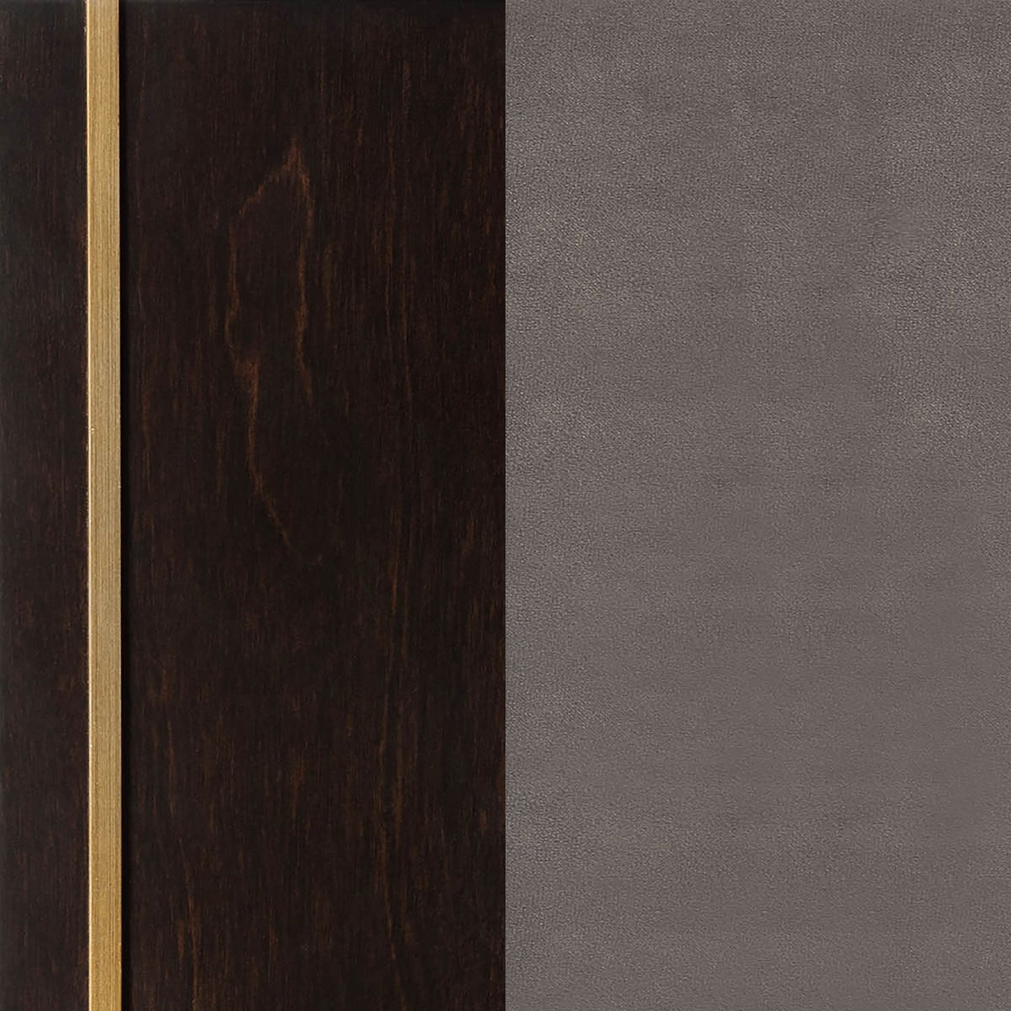 Cama con paneles Durango de 77 pulgadas color pimienta ahumada