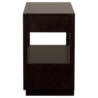 Durango 2-drawer Nightstand Bedside Table Taupe Oak