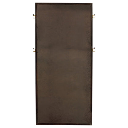 Durango 80-inch Standing Floor Mirror Smoked Peppercorn