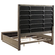 Durango 77-inch  Panel Bed Smoked Peppercorn