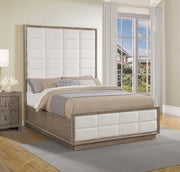 Durango 77-inch  Panel Bed Smoked Peppercorn