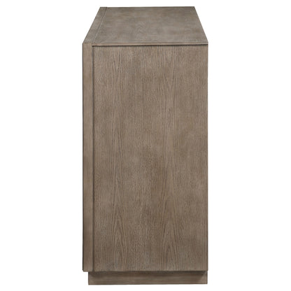 Durango 8-drawer Dresser and Mirror Taupe Oak