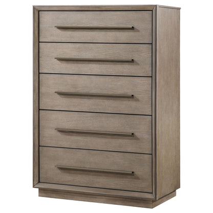 Durango 5-drawer Bedroom Chest Smoked Peppercorn