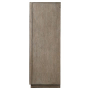 Cómoda de dormitorio Durango de 5 cajones color pimienta ahumada
