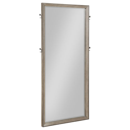 Durango 80-inch Standing Floor Mirror Smoked Peppercorn