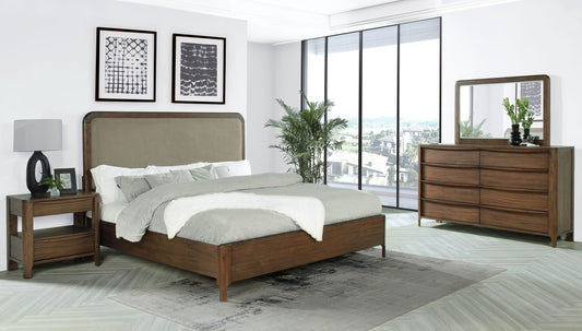 Maderia  Bedroom Set Walnut