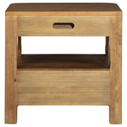Mesita de noche Maderia con 2 cajones en nogal