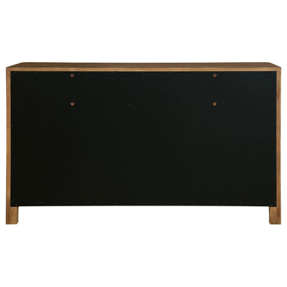 Maderia 8-drawer Dresser and Mirror Walnut