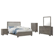Wright  Bedroom Set Brown Oak