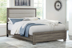 Wright 52-inch Upholstered  Bed Brown Oak