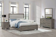 Wright  Bedroom Set Brown Oak