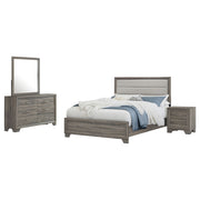 Wright  Bedroom Set Brown Oak