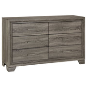 Wright  Bedroom Set Brown Oak