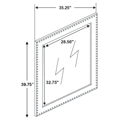 Coaster Melody Tufted Upholstered Bedroom Set Grey Cal King Set of 5