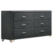 Conjunto de dormitorio Melody gris