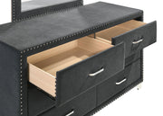 Conjunto de dormitorio Melody gris