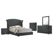 Conjunto de dormitorio Melody gris