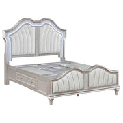Juego de dormitorio Evangeline Roble plateado
