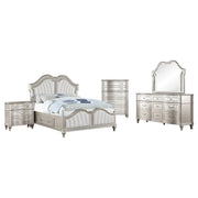 Juego de dormitorio Evangeline Roble plateado