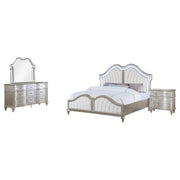 Juego de dormitorio Evangeline Roble plateado