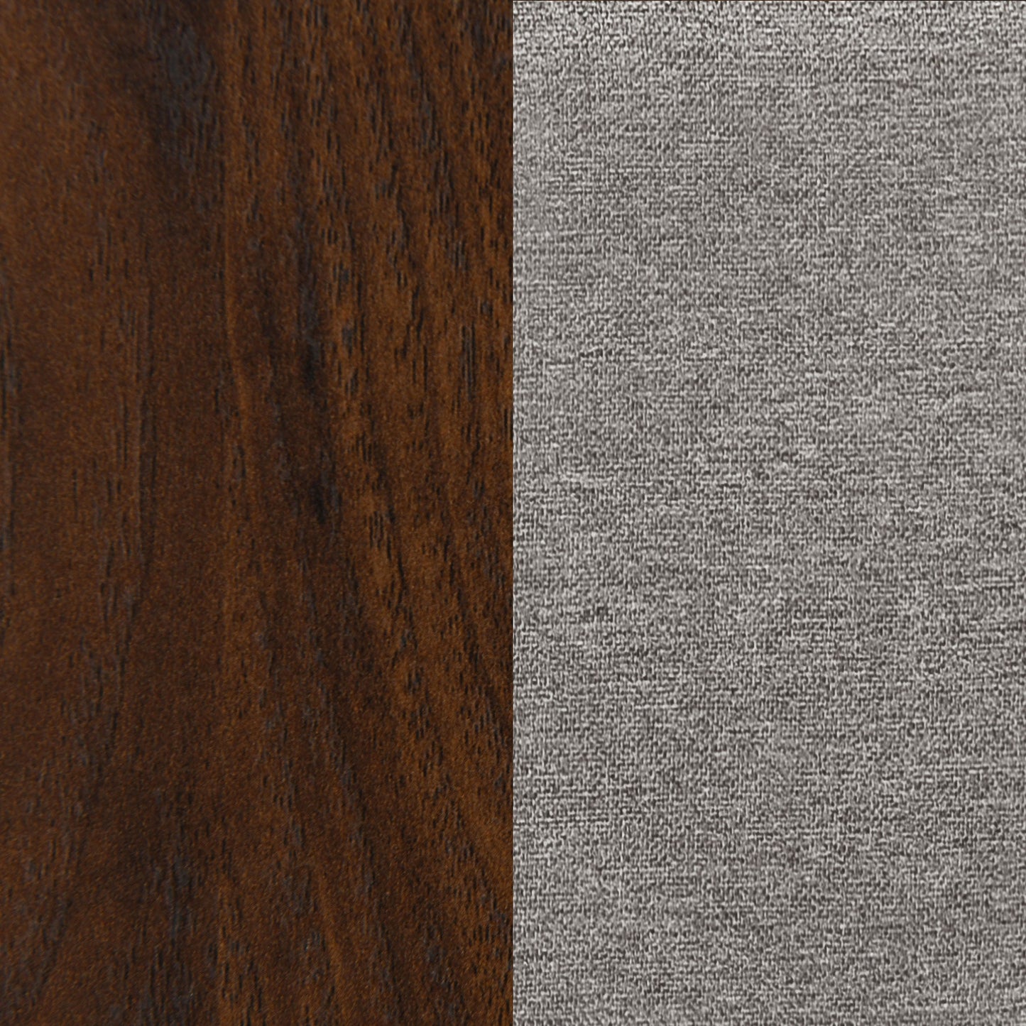 Cama tapizada Welsley de 50 pulgadas en nogal