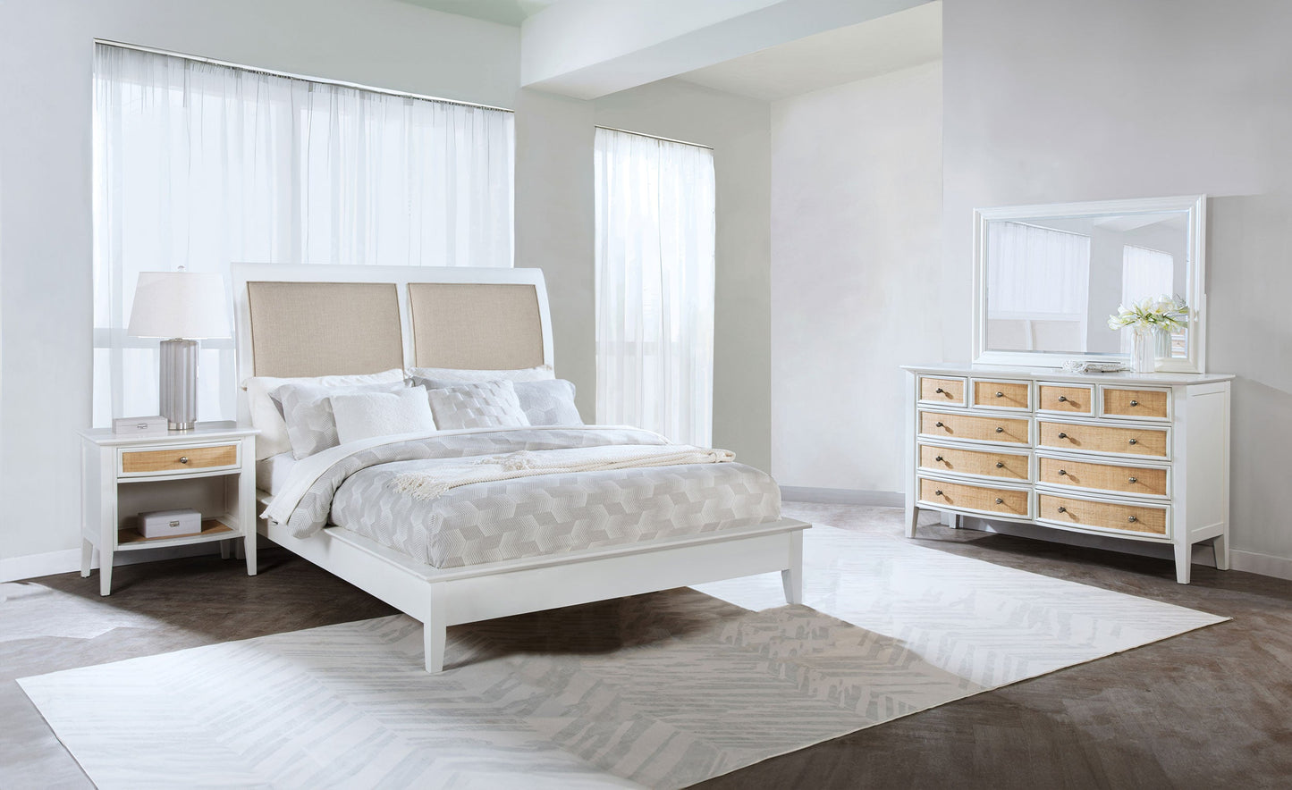 Conjunto de dormitorio Bexhill blanco