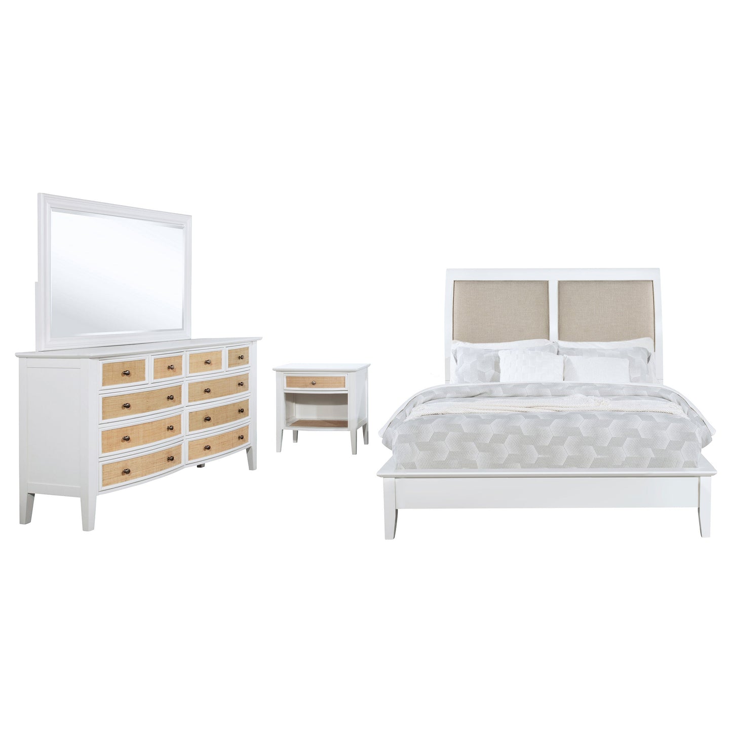 Conjunto de dormitorio Bexhill blanco