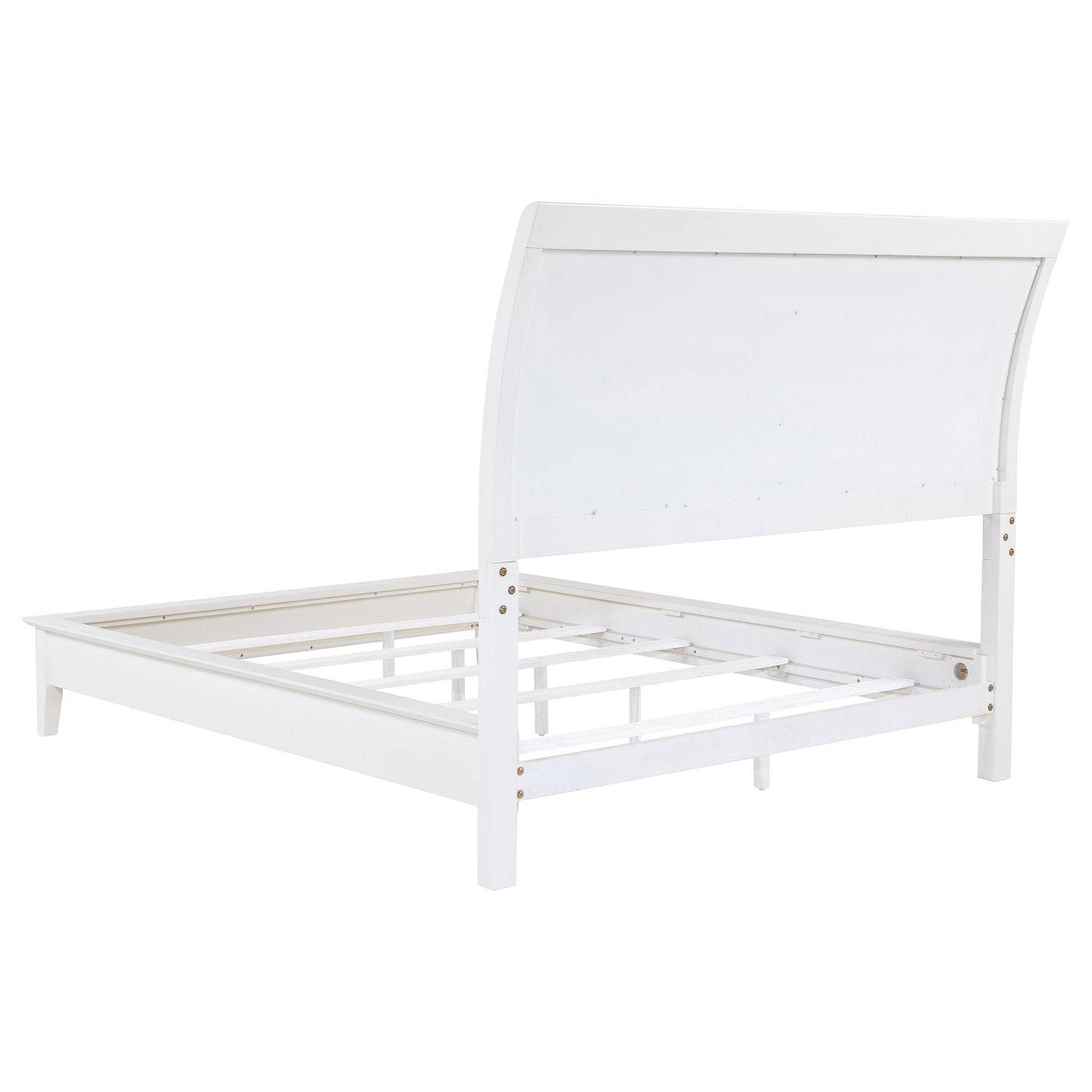 Bexhill 56-inch Upholstered  Panel Bed White