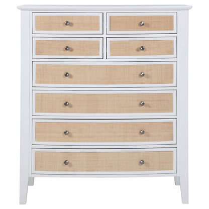 Bexhill 8-drawer Chest of Drawers White