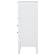 Cómoda Bexhill de 8 cajones blanca