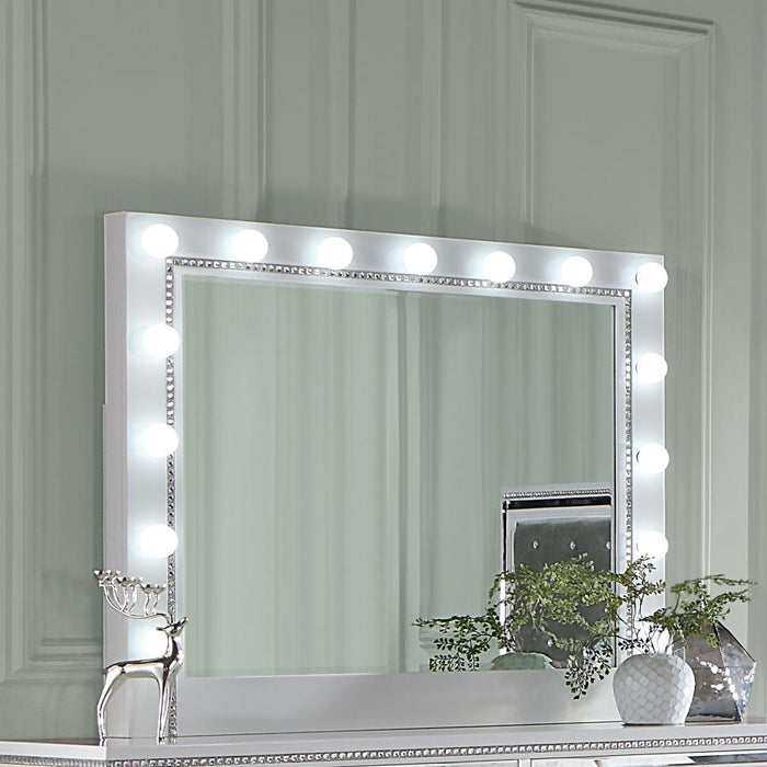 Eleanor White Rectangular Dresser Mirror