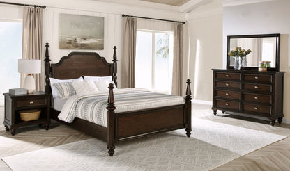 Andover Bedroom Set Dark Oak