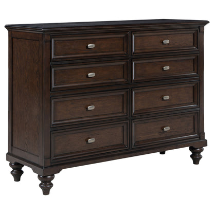 Andover Bedroom Set Dark Oak