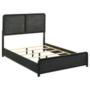 Cavelle 51-inch Upholstered Full Panel Bed Black