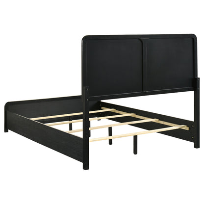 Cavelle 51-inch Upholstered Full Panel Bed Black