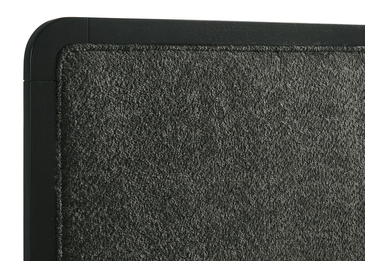 Cavelle 51-inch Upholstered Full Panel Bed Black