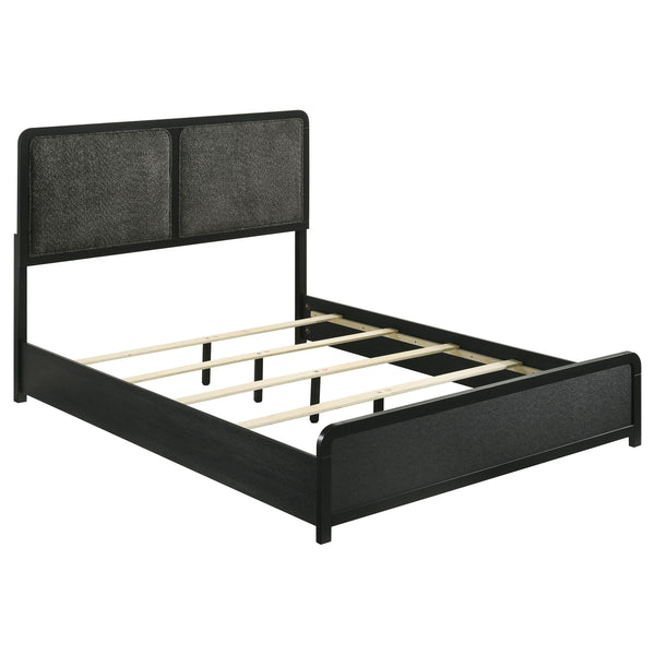Cavelle 51-inch Upholstered Bed Black