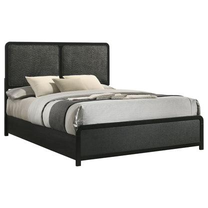 Cavelle 51-inch Upholstered Bed Black
