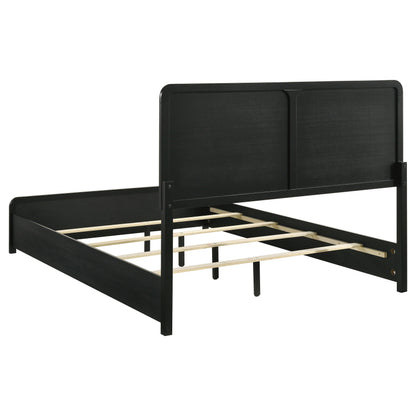 Cavelle 51-inch Upholstered Bed Black