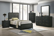 Cavelle 5-piece Twin Bedroom Set Black