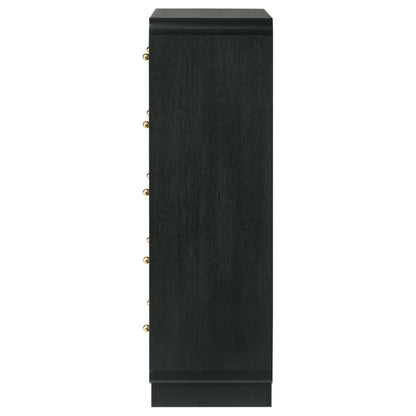 Cavelle 5-drawer Chest of Drawers Black