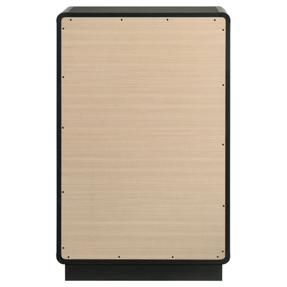 Cavelle 5-drawer Chest of Drawers Black