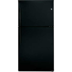 GE 33-inch, 21.2 cu. ft. Top Freezer Refrigerator GTE21GTHBB IMAGE 1